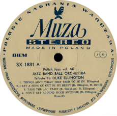 Jazz Band Ball Orchestra - Tribute To Duke Ellington (LP, Album) (used G+)