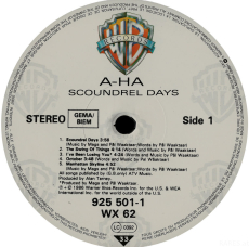 aha - Scoundrel Days (LP, Album) (gebraucht VG)