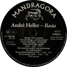 Andre Heller - Basta (LP, Album, Club Edition) (G)