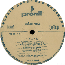 Krzak - Blues Rock Band (LP, Album) (gebraucht)