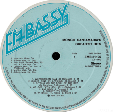 Mongo Santamaria - Mongo Santamarias Greatest Hits (LP, Comp.) (used VG-)