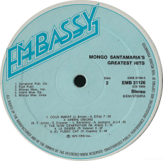 Mongo Santamaria - Mongo Santamarias Greatest Hits (LP, Comp.) (used VG-)