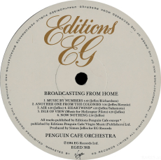 Penguin Cafe Orchestra - Broadcasting From Home (LP, Album) (gebraucht VG-)