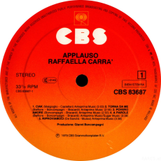 Raffaella Carrà - Applauso (LP, Album, Fehldruck) (gebraucht G)