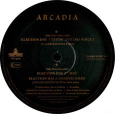 Arcadia - Election Day (12 Maxi-Single, Vinyl) (used VG)