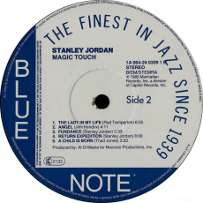 Stanley Jordan - Magic Touch (LP, Album) (used VG-)