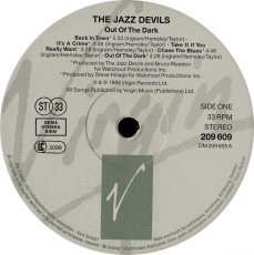 The Jazz Devils - Out Of The Dark (LP, Album) (used VG-)