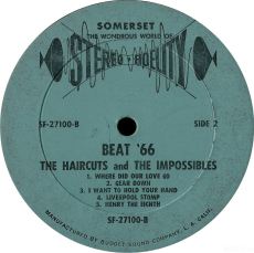 The Haircuts and The Impossibles - Heres Where Its At- Beat 66 (LP, Vinyl) (gebraucht G-)