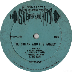 VARIOUS - The Guitar And Its Family Around The World (LP, Comp.) (used G+)