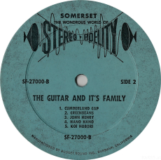 VARIOUS - The Guitar And Its Family Around The World (LP, Comp.) (used G+)