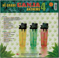 VARIOUS - Hi Grade Ganja Anthems 4 (LP, Compilation, Green) (used VG+)