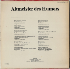 VARIOUS - Altmeister des Humors 1. Folge (LP, Club Ed.) (used VG)