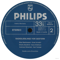 VARIOUS - Radiolieblinge von gestern (2LP-Box) (used VG)