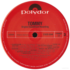 VARIOUS (The Who feat.) - Tommy the Movie (LP, Album, FOC) (gebraucht VG-)
