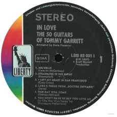 The 50 Guitars Of Tommy Garrett - In Love (LP, Vinyl) (gebraucht VG-)