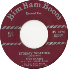 Five Sharps - Stormy Weather / Sleepy Cowboy (7 Single, Reissue) (gebraucht VG-)
