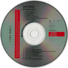 Santana - Musica Piu (CD, Comp.) (used VG+)