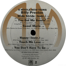 Billy Preston - A Whole New Thing (LP, Album) (gebraucht VG-)