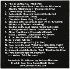 Derry Greys OKEMAH - Donau Mur Blues (CD, Live) (used VG)