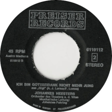 Johannes Heesters - Gigi (Single, 7, Autogramm) (gebraucht VG)