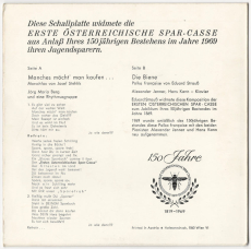 Various - 150 Jahre Erste sterreichische Spar-Casse (Vinyl, 7, Special Ed.) (used VG)