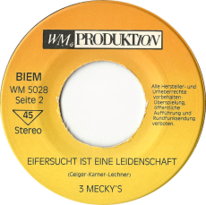 3 Meckys - Ja, Mir San Mitn Radl Da (Vinyl, 7, Autogramm) (used VG-)