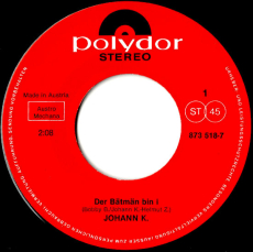 Johann K. - Der Btmn Bin I (Vinyl, 7) (used G)