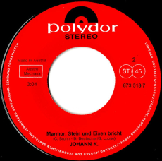 Johann K. - Der Btmn Bin I (Vinyl, 7) (gebraucht G)