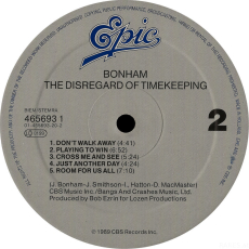 Bonham - The Disregard Of Timekeeping (LP, Album) (gebraucht VG)