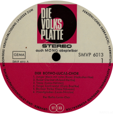 Der Botho-Lucas-Chor - Der Botho-Lucas-Chor (LP, Album) (gebraucht VG)