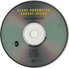 Robert Spour ⦁ Klaus Obermaier - new music for guitar and piano (CD, Album) (gebraucht VG)