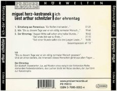 Miguel Herz-Kestranek liest Arthur Schnitzler - Ich, der Ehrentag (CD, Reading) (used NM)