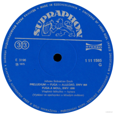 Johann Sebastian Bach, Vladimr Mikulka - Kytara (LP, Vinyl) (gebraucht VG)