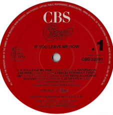 Chicago - If You Leave Me Now (LP, Album) (gebraucht VG)