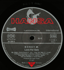 Boney M. - Love For Sale (LP, Club Ed., Album) (gebraucht VG)