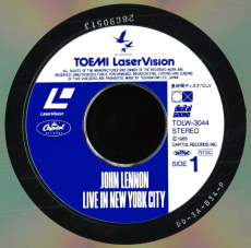 John Lennon - Live In New York City (Laserdisc, Japan, NTSC, Reissue) (gebraucht VG+)