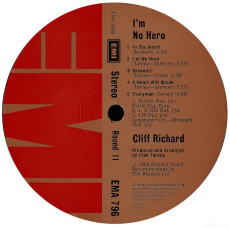Cliff Richard - Im No Hero (LP, Album) (gebraucht VG)