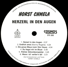 Horst Chmela - Herzerl in den Augen (LP, Album) (gebraucht VG)