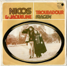 Nicos & Jaqueline - Troubadour (7 Single, Vinyl) (gebraucht VG)