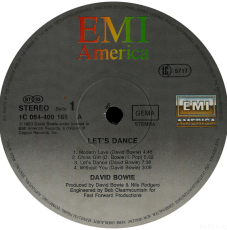 David Bowie - Lets Dance (LP, Album) (gebraucht G)