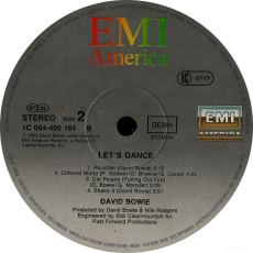 David Bowie - Lets Dance (LP, Album) (gebraucht G)