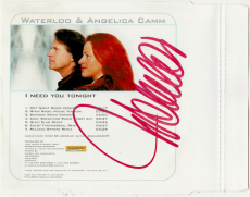 Waterloo & Angelica Camm - I Need You Tonight (CD, Single, signiert) (gebraucht VG-)