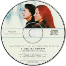 Waterloo & Angelica Camm - I Need You Tonight (CD, Single, signiert) (gebraucht VG-)