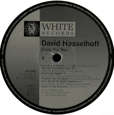 David Hasselhoff - Crazy For You (LP, Album) (gebraucht G)