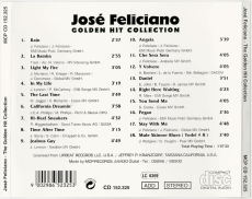 Jos Feliciano - The Golden Hit Collection (CD, Compilation) (used VG)