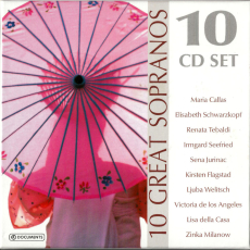 VARIOUS - 10 Great Sopranos (10CD, Slimbox, Compilation) (gebraucht VG+)