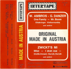 VARIOUS - Original Made In Austria (Audiocassette, Compilation) (used VG)