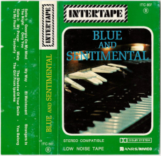 VARIOUS - Blue And Sentimental (Audiocassette, Compilation) (used G+)