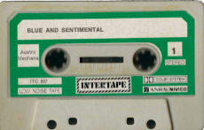 VARIOUS - Blue And Sentimental (Audiocassette, Compilation) (used G+)