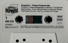 Engelbert - Please Release Me (Audiocassette, Compilation) (used VG)